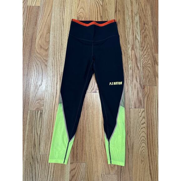 PE Nation High Rise Leggings Mesh Detail Size S - Picture 1 of 7